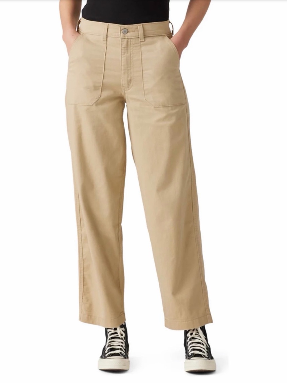 Levi’s Womens Utility Pants Khaki Chino 30